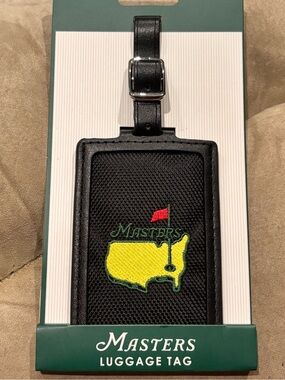 Masters Black Luggage Tag